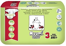 Fragrances, Perfumes, Cosmetics Diapers, Size 3 (5-8 kg), 25 pcs - Muumi Baby