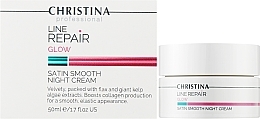 Night Face Cream 'Satin Smoothness' - Christina Line Repair Glow Satin Smooth Night Cream — photo N8