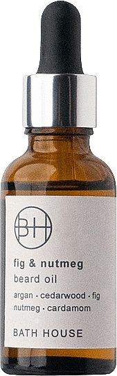 Beard Oil - Bath House Fig & Nutmeg Beard Oil — photo N1