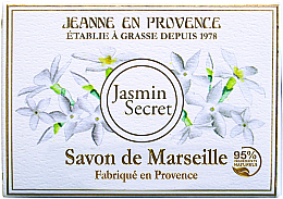 Fragrances, Perfumes, Cosmetics Perfumed Soap - Jeanne en Provence Jasmin Secret Soap