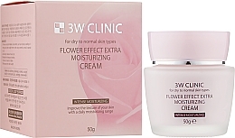 Moisturizing Face Cream - 3W Clinic Flower Effect Extra Moisturizing Cream — photo N13