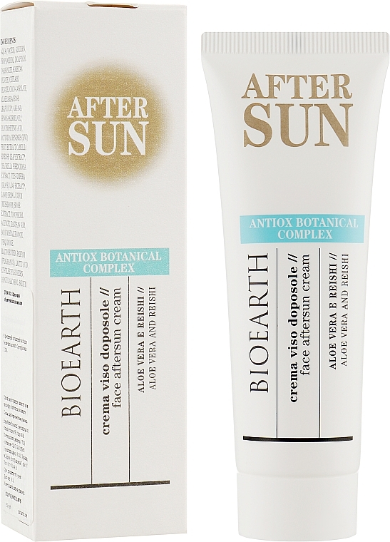 After Sun Face Cream - Bioearth After Sun Antiox Botanical Complex — photo N2