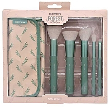 Fragrances, Perfumes, Cosmetics Makeup Brush Set, 5 pcs - Beter Forest Collection Brush Set