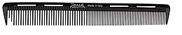 Comb, black - Janeke Polycarbonate Cutting Comb 879 — photo N1