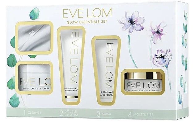 セット、5アイテム - Eve Lom Glow Essentials Set	 — photo N1