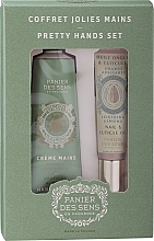 Fragrances, Perfumes, Cosmetics Set - Panier Des Sens Pretty Hands Set (nail/oil/7,5ml + h/cream/30ml)