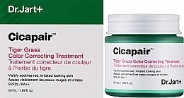 Corrective Face Cream - Dr. Jart+ Cicapair Tiger Grass Color Correcting Treatment SPF22 PA++ — photo N2