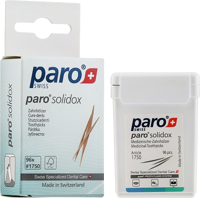 Medical Double-Ended Toothpicks - Paro Swiss Solidox — photo N2