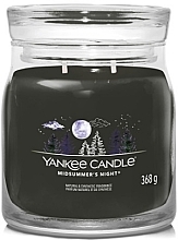 Scented Candle in Jar 'Midsummer's Night', 2 wicks - Yankee Candle Singnature — photo N2