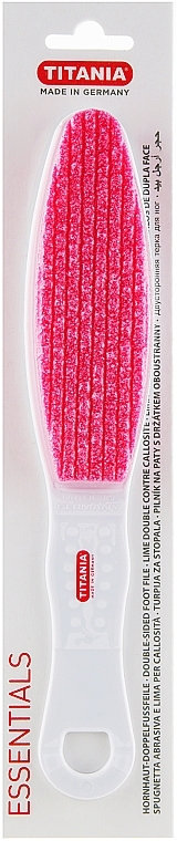 Double Side Foot File & Pumice, pink - Titania — photo N2