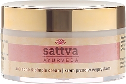 Fragrances, Perfumes, Cosmetics Anti-Acne Cream - Sattva Ayurveda Anti-Acne Face Cream