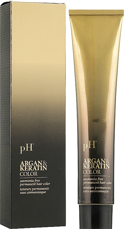 Argan & Keratin Hair Color - pH Laboratories Argan&Keratin Color Cream (6.35 -Funduk) — photo N1