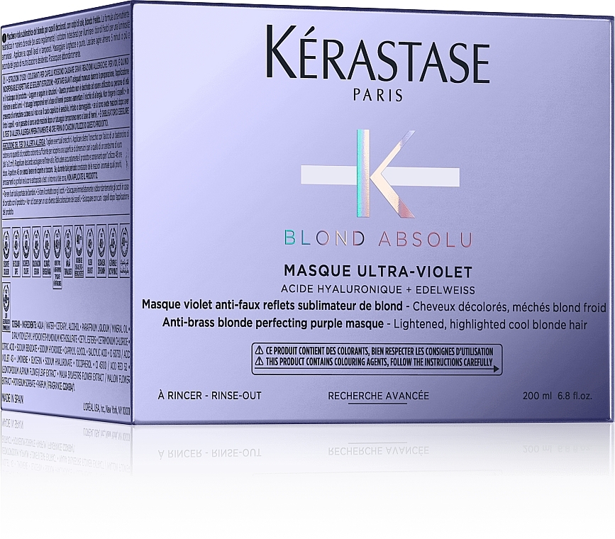 Hair Mask - Kerastase Blond Absolu Masque Ultra Violet — photo N2