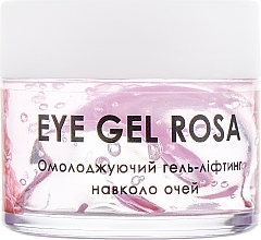 Fragrances, Perfumes, Cosmetics Lifting Eye Gel "Rose" - Soap Stories Eye Gel