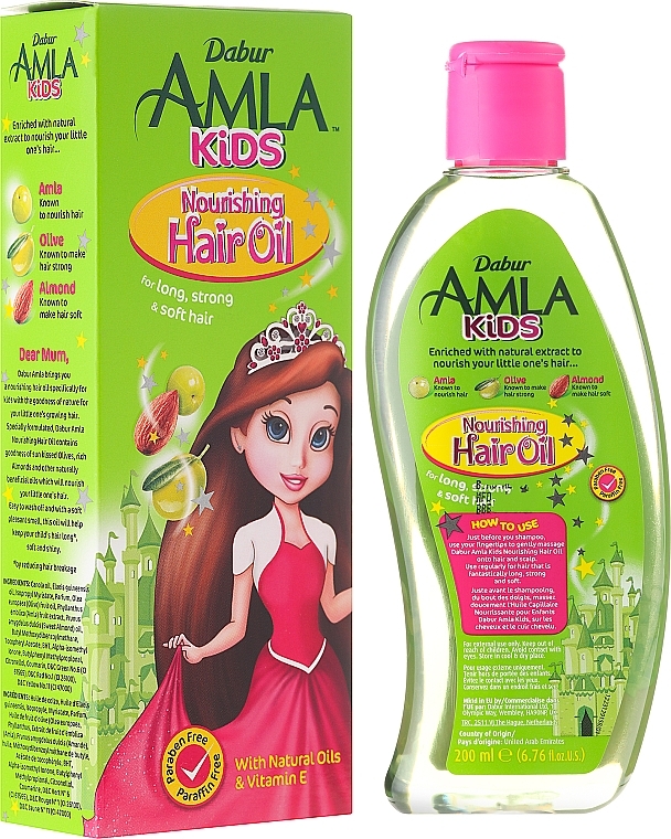 Kids Hair Oil - Dabur Amla Kids Nourishing Hair Oil — photo N1