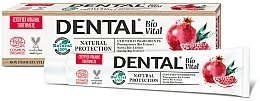 Fragrances, Perfumes, Cosmetics Natural Protection Pomegranate Toothpaste - Dental Bio Vital Natural Protection Toothpaste