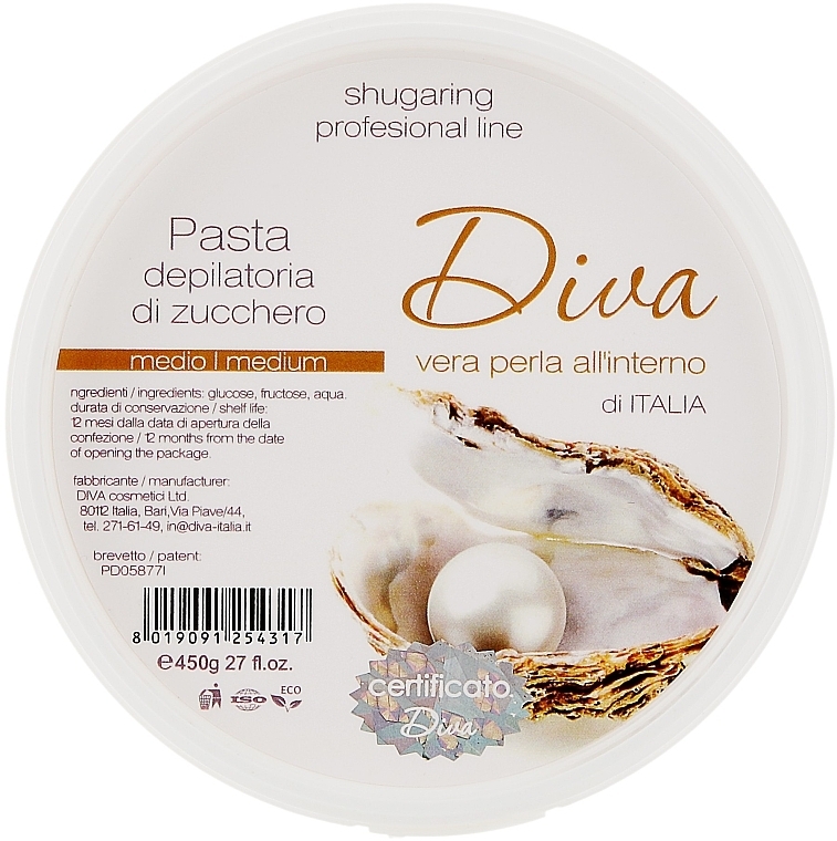 Medium Sugaring Paste - Diva Cosmetici Sugaring Professional Line Medium — photo N4