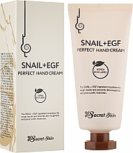 Fragrances, Perfumes, Cosmetics Snail Hand Cream - Secret Skin Snail+EGF Perfect Hand Cream