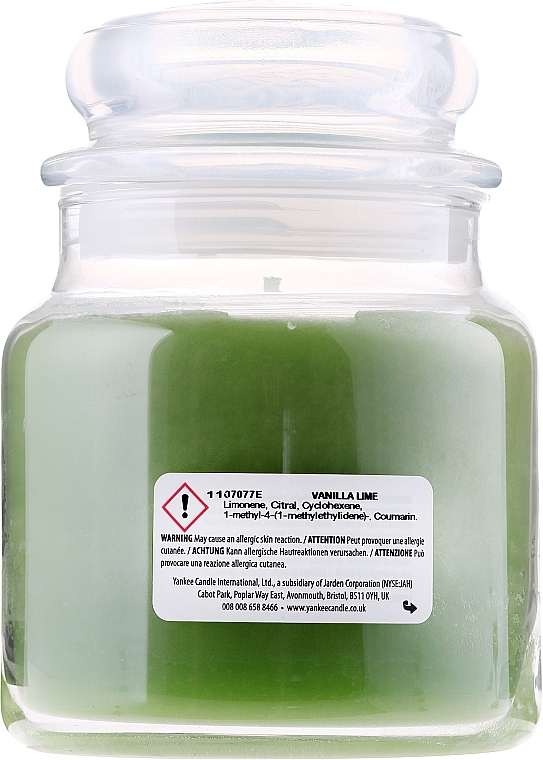 Scented Candle "Vanilla and Lime" - Yankee Candle Vanilla Lime — photo N2