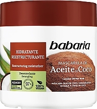 Coconut Oil Hair Mask - Babaria Hair Mark Coconut Oil — photo N9
