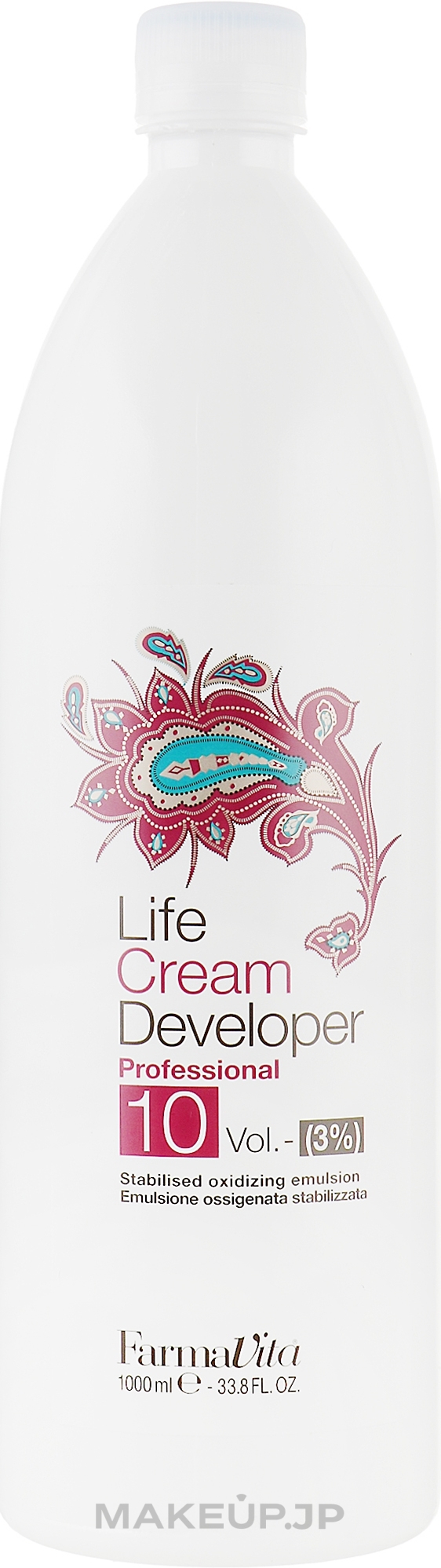 Developer 3% - FarmaVita Cream Developer (10 Vol) — photo 1000 ml