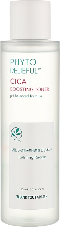 Soothing Toner - Thank You Farmer Phyto Relieful Cica Boosting Toner — photo N1