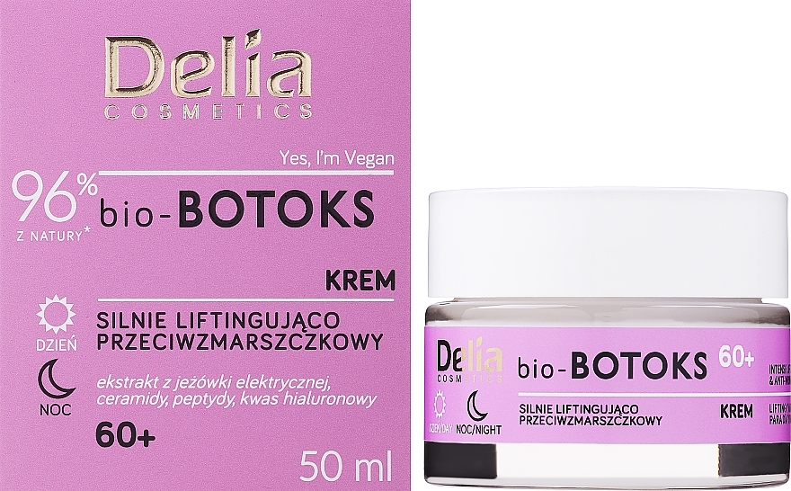 Intensive Lifting Anti-Wrinkle Cream - Delia bio-BOTOKS Intense Lifting And Anti-Wrinkle Cream 60+ — photo N7
