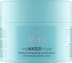 Intensive Moisturising Face & Eye Mask - Miya Cosmetics myWATERmask — photo N1