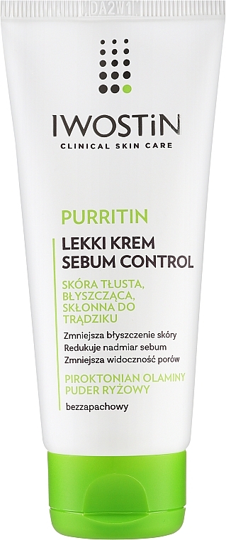 Light Sebum Control Cream - Iwostin Purritin Sebum Control — photo N1