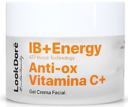Light Toning Face Cream Fluid - LookDore IB+Enrgy nti-Ox Vitamin C Gel Cream — photo N1