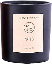 Fragrances, Perfumes, Cosmetics Mojo Amber & Patchouli №18 - Scented Candle