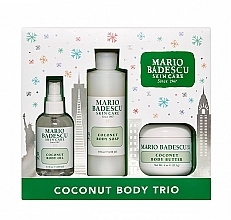 Fragrances, Perfumes, Cosmetics Set - Mario Badescu Coconut Body Trio (b/oil/100ml + b/soap/236ml + b/butter/113g)