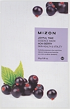 Fragrances, Perfumes, Cosmetics Acai Berry Extract Sheet Mask - Mizon Joyful Time Essence Mask Acai Berry
