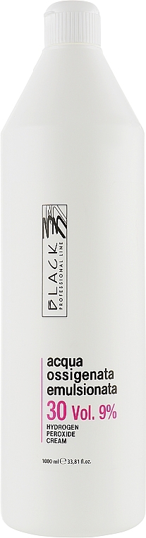 Emulsion Oxidizer 30 Vol. 9% - Black Professional Line Cream Hydrogen Peroxide — photo N3