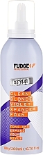 Hair Foam - Fudge Clean Blonde Violet Xpander Foam — photo N1