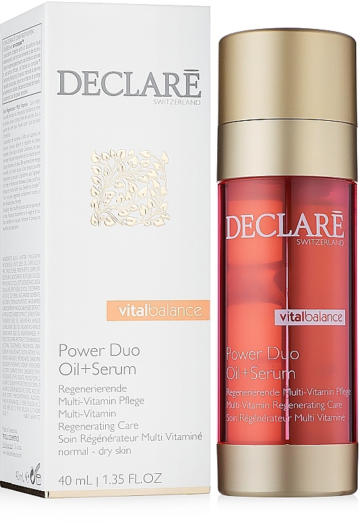 2-Phase Repair Treatment - Declare Vital Balance Power Duo Oil+Serum — photo N1