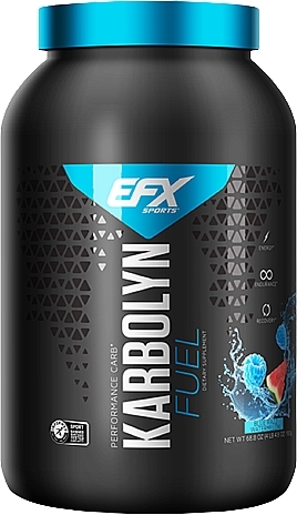 Blue Raspberry and Watermelon Carbolin Dietary Supplement, powder - EFX Sports Karbolyn Blue Razz Watermelon — photo N1