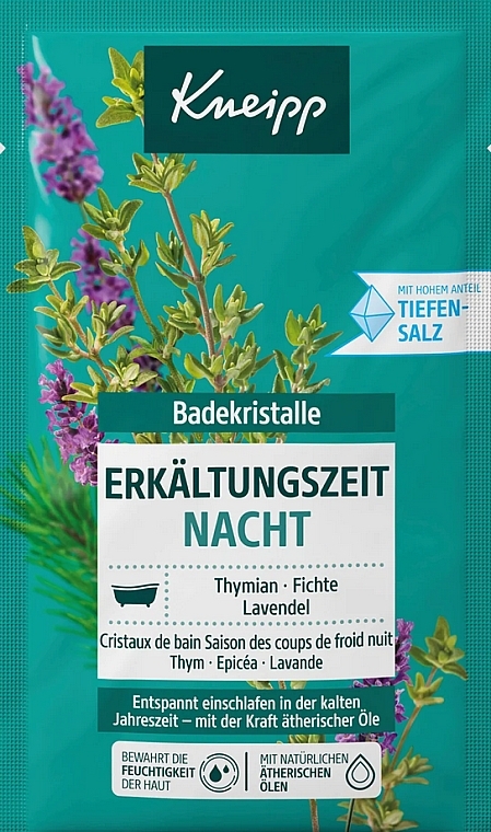 Bath Salt 'Cold Night' - Kneipp Cold Time Night Bath Salt — photo N1