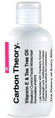 Vitamin E Moisturising Face Cream - Carbon Theory Vitamin E & Tea Tree Oil Facial Moisturiser — photo N1