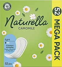 Fragrances, Perfumes, Cosmetics Daily Liners, 52pcs - Naturella Camomile Light XL Pack