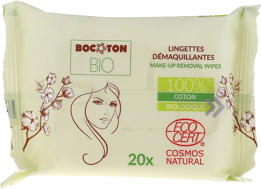 Organic Makeup Remover Wet Wipes - Bocoton Bio Hydra — photo N1