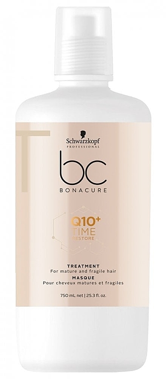 Hair Mask Q10 - Schwarzkopf Professional BC Bonacure Time Restore Q10 Plus Treatment  — photo N2