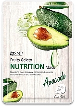 Fragrances, Perfumes, Cosmetics Nourishing Avocado Face Mask - SNP Fruits Gelato Nutrition Mask