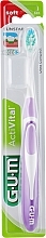 Toothbrush Activital, soft, purple - G.U.M Soft Ultra Compact Toothbrush — photo N1