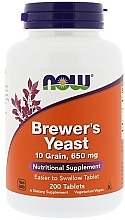 Vitamins in Tablets - Now Foods Brewer's Yeast — photo N1