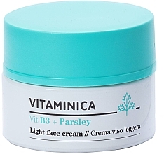 Fragrances, Perfumes, Cosmetics Light Face Cream - Bioearth Vitaminica Vit B3+ Parsley Light Face Cream (sample)