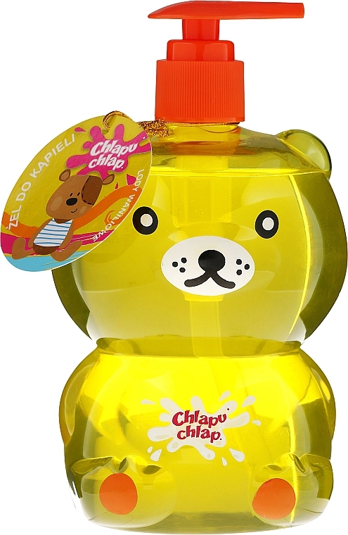 Kids Shower Gel "Bear", vanilla ice cream - Chlapu Chlap Bath & Shower Gel — photo N5
