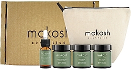 Fragrances, Perfumes, Cosmetics Set - Mokosh Cosmetics Melon & Cucumber Travel Set (b/scrub/30ml + b/butter/30ml + b/balm/30ml + b/elixir/10ml + bag)