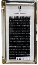 Fragrances, Perfumes, Cosmetics Individual Lashes 0.05-C, 11 mm - Ibra Volume Method