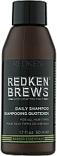 Fragrances, Perfumes, Cosmetics Daily Men Hair & Scalp Care Shampoo - Redken Brews Daily Shampoo (mini size)